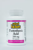 Pantothenic acid 250 mg