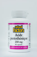 Pantothenic acid 250 mg